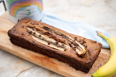 Delicioso pan de plátano con nuestra leche de continuación de cabra