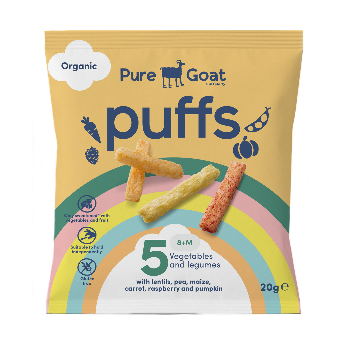 Pure Goat Bio Puffs 5 vegetables and legumes – PureGoatCompany