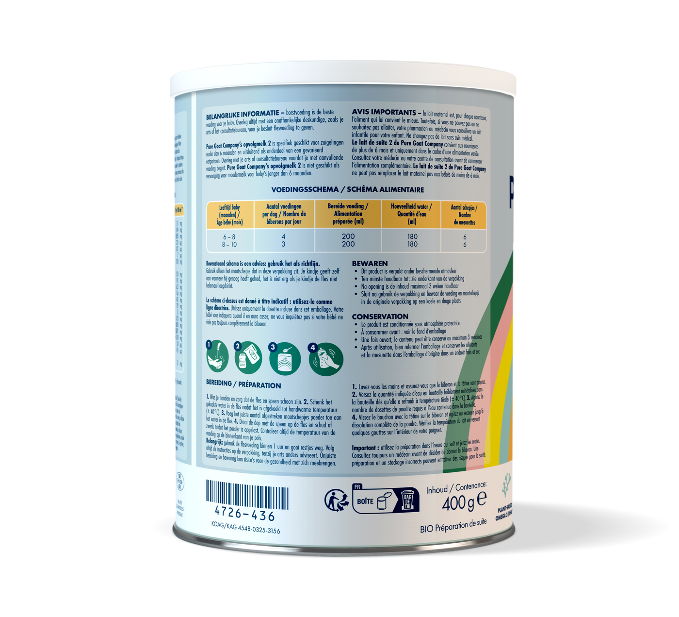 Bio Opvolgmelk 2 | 400g.