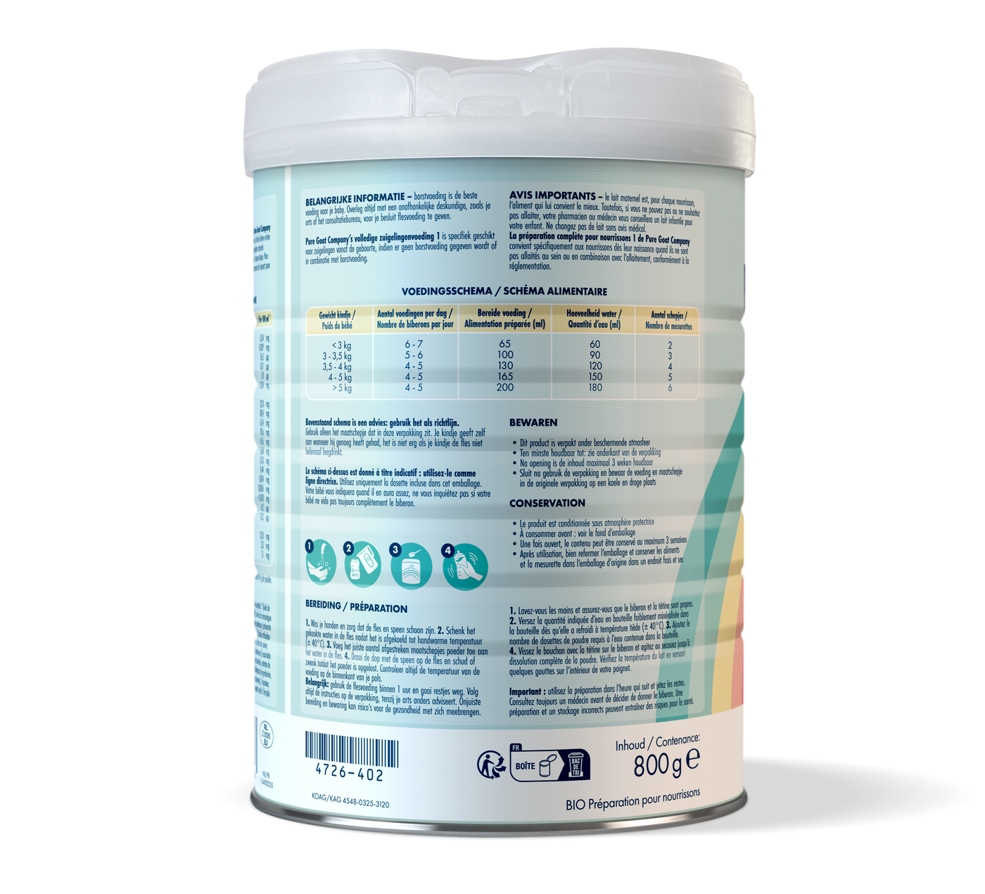Alimento Infantil Completo Orgánico | 800 g