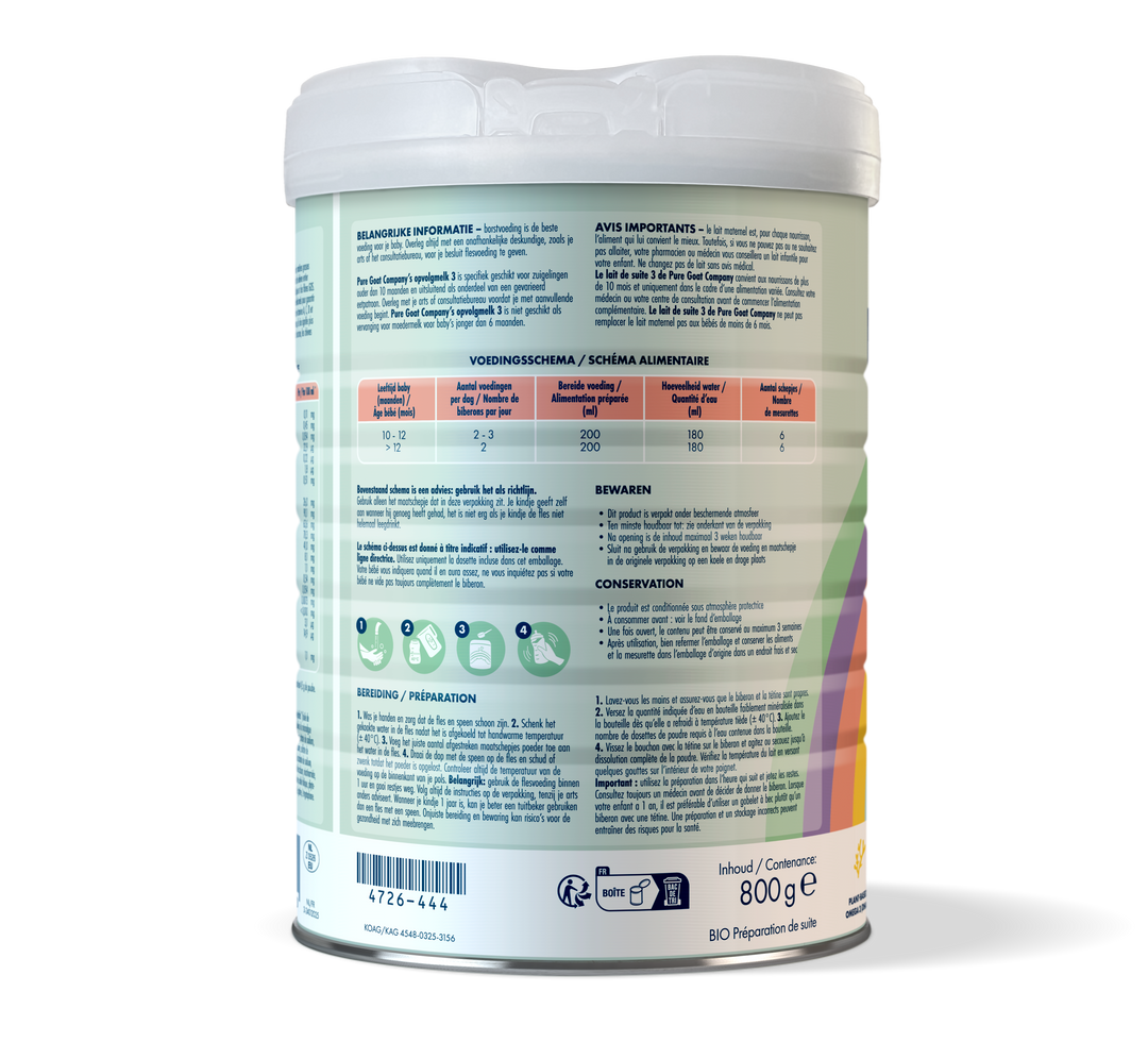 Organic Stage Formula: Follow-on Goat Milk 10+ months