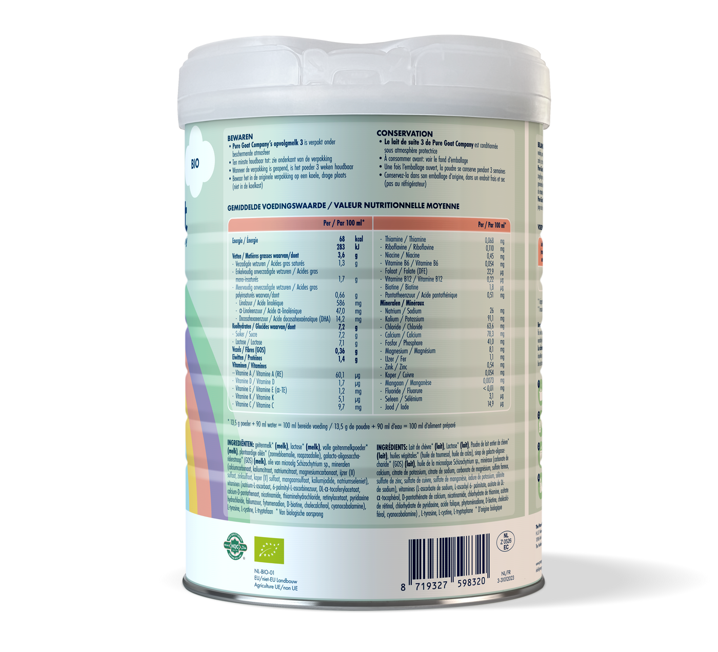 Bio Opvolgmelk 3 | 800g
